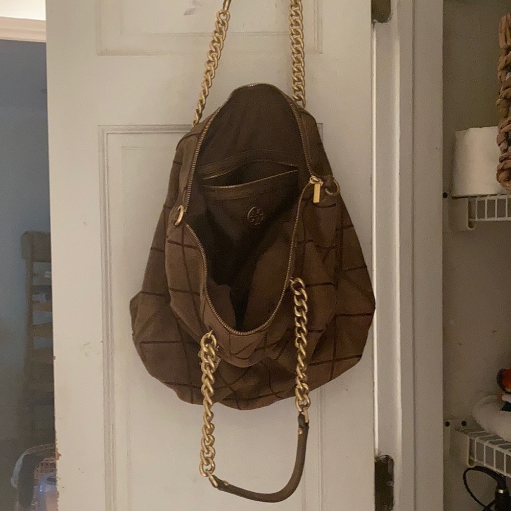 Tory Burch authentic suede bag